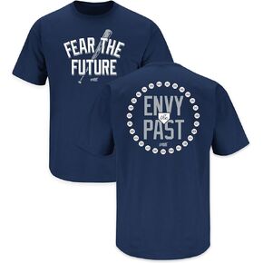 Fear The Future - Envy The Past T-Shirt for New York Baseball Fans (SM-5XL)