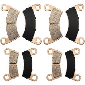 Front & Rear Brake Pads Sintered for Polaris General-1000 RZR-4-900 RZR-S4-1000 Ranger-1000 Pro-XD Ranger-Crew-570, OEM# 2203747 2208933 2205949 2203318