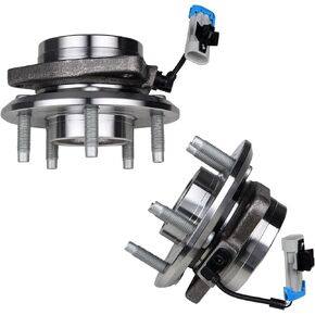 513276 Front 2pcs Wheel Bearing and Hub Assembly Compatible with Chevrolet Captiva Sport, Equinox Pontiac Torrent, Suzuki XL-7, Saturn Vue, 5 Lug Bolts w/ABS