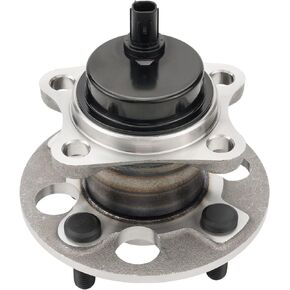 PHILTOP 512370 Rear Wheel Hub and Bearing Assembly 4 Lugs for iQ 2013-2013, Prius C 2012-2019, Yaris 2007-2014, 1 PCS with ABS