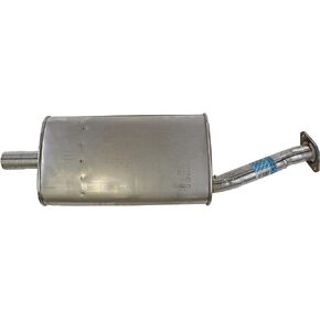 Walker Exhaust Quiet-Flow Stainless Steel 53390 Direct Fit Exhaust Muffler Assembly 2" Inlet (Inside) 2" Outlet (Outside)
