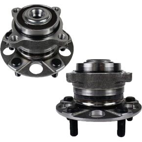 Autoround Pair 512353 Rear Wheel Bearing and Hub Assembly Fit for Honda Accord 2008-2012, Acura TSX 2009-2014 5-Lug