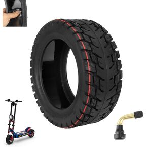 100/65-6.5 Off-Road Tubeless Tire for VSETT 11+/Zero 11X/Dualtron for 11 Inch Electric Scooter Accessories, Self Repairing Tires, Non-Slip Replacement Wheels for Scooter (1 pc)
