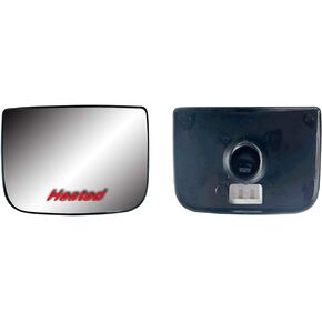 Replacement Main Upper Big Flat Door Mirror Glasses come with Heated and Plate for Freightliner Cascadia 2018 to Onward