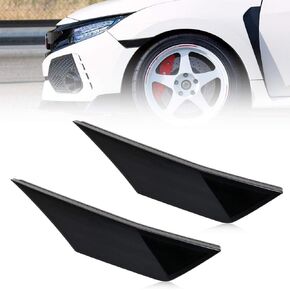 Civic Side Marker Kit Clear Lens Compatible with 2016-up Honda Civic, Replace OEM Front Sidemarker Without Led Bulbs (LY055-2N)