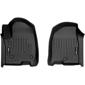 SMARTLINER Custom Fit 1st Row Liner Set Black Compatible with 2021-2023 Tahoe/Suburban/Yukon & XL with 1st Row Bucket Seats