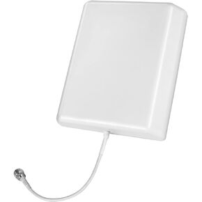 SureCall Indoor Panel Antenna Ultra-Wideband Interior Directional High-Gain Wall Mount with N-Female Connector, 50 Ohm High Performance UWB 617-2700 MHz, Includes Mounting Kit, White (SC-548W)