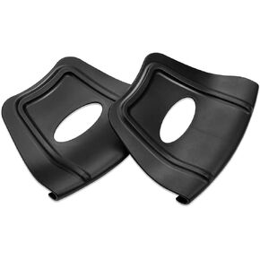 2 PCS Car Rim Guard, Double Raised Anti-Slip Tire Edge Protector Tool, Universal Repair Parts Replacement, Suitable for Most Cars, Motorcycles, Dirt Bike, ATV Quad Tire Installation (Black)