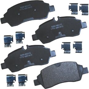 Bendix SBM1775 Premium Brake Pad Set for Ford Transit-150 2017-2015, Transit-250 2017-2015, Transit-350 2017-2015, Transit-350 HD 2017-2015- (Rear)