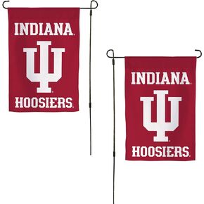 Indiana University Garden Flag Hoosiers Bloomington Banner 100% Polyester (Design H)