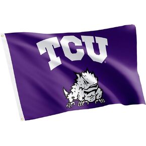 Desert Cactus Texas Christian University Flag Horned Frogs TCU Flags Banners 100% Polyester Indoor Outdoor 3x5 (Style B)