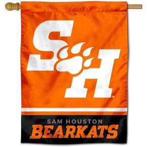 Sam Houston State Bearkats SH Logo House Flag Banner