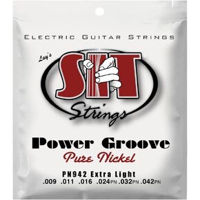 S.I.T. String PN942 Extra Light Pure Nickel Wound Electric Guitar String