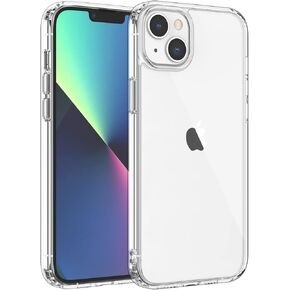 Shamo's Hybrid Clear iPhone 14 Plus Case - [ Non Yellowing ] Durable TPU and Crystal Clear Acrylic for Maximum Protection and Style - Slim and Lightweight Design - Wireless Charging Compatible