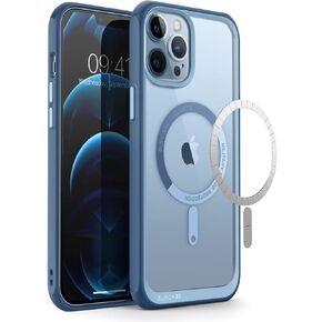 SUPCASE Unicorn Beetle Mag Series Case for iPhone 13 Pro Max (2021 Release) 6.7 Inch, Premium Hybrid Protective Clear Case Compatible with MagSafe (Azure)
