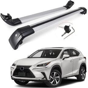 Lockable Roof Cargo Rack for Lexus NX NX200t NX300 NX300H 2015-2021 Roof Racks Cross Bar Rail Luggage CarrierAccessories
