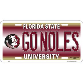 لوحة ترخيص مبتكرة لجامعة ولاية فلوريدا من Hangtime GO Noles
