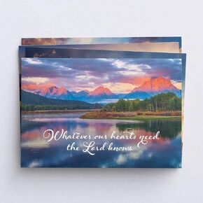 DaySpring - Praying for You - Heartfelt Expressions - 4 Design Assortment With King James Scripture - 12 Praying for You Boxed Cards & Envelopes (20356)