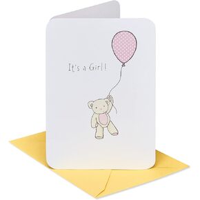 American Greetings New Baby Girl Card (World of Wonder)