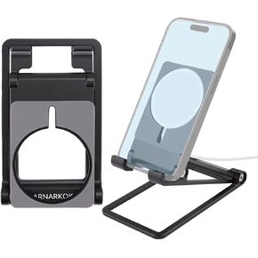 Phone Stand, Adjustable Height and Angle Cell Phone Stand for Desk Foldable Holder, Taller iPhone Stand Compatible 4-11 Inch All Mobile Phone/iPad/Tablet