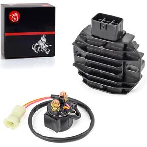 Voltage Regulator Rectifier & Starter Relay Solenoid for Honda Recon 250 TRX250 TE TM 2005-2021