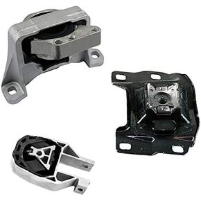 K2862 Engine Motor Mount & Transmission Mount Set 3pc Compatible with Fits 2013-2016 Ford Escape 2.0L/Fits 2013-2019 Ford Escape 2.5L | A5631 A5520 A5612