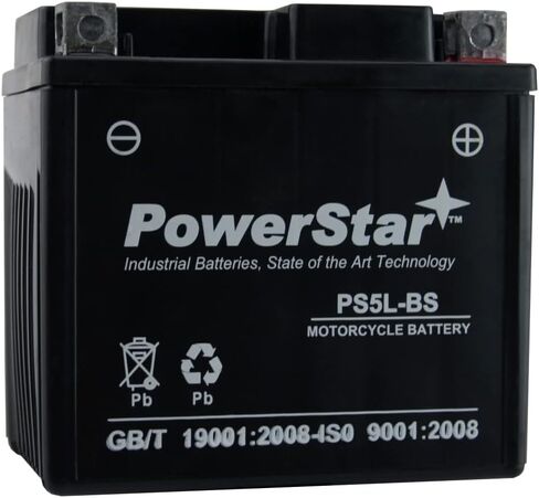 بطارية PowerStar YTX5L-BS PTX5L-BS CTX5L-BS 4Ah GEL مختومة من المصنع in Kuwait