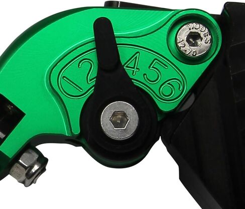 Brake Levers Motorcycle Clutch Levers Set Foldable Extendable CNC Fit for Kawasaki Vulcan S 650 2015-2023 Adjustable (Titanium&Black) in Saudi Arabia