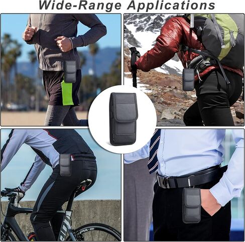 Cell Phone Pouch Oxford Holster Case with Belt Clip Cover for iPhone 13 12 11 Pro Max,XS Max,X,XR,SE 2020 ,78+,Samsung Galaxy F42,M52,M22,A51,A12,S7 S8 S9 S10 S20 Plus ,S21 Ultra Phone Bag Belt Pack in Saudi Arabia