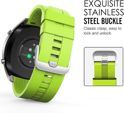 MoKo Band Compatible with Huawei Watch GT 2019 46mm/Watch GT Active/Watch 2 Pro/Honor Watch Magic/Samsung Galaxy Watch 46mm/Gear S3, Soft Silicone Replacement Strap in Saudi Arabia