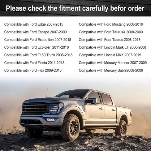 محرك التحكم في المرآة الجانبية JDMON 924-400 متوافق مع Ford F150، Explorer، Mustang، Lincoln، Mercury استبدال 6U5Z-17D696-C in Saudi Arabia