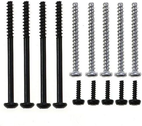 Replacement Console Screws with Rubber Foot Cover Set for PS2 PS3 Slim 2000 3000 4000 70000 Console Screw Kit Repair Parts (AB) in Saudi Arabia