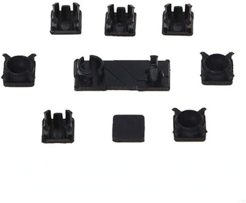 Replacement Console Screws with Rubber Foot Cover Set for PS2 PS3 Slim 2000 3000 4000 70000 Console Screw Kit Repair Parts (AB) in Saudi Arabia