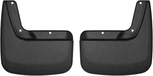 Husky Liners - Rear Mud Guards | 2015 - 2018 Ford Edge SE/SEL/Titanium, Rear Set - Black, 2 Pc. | 59391 in Saudi Arabia