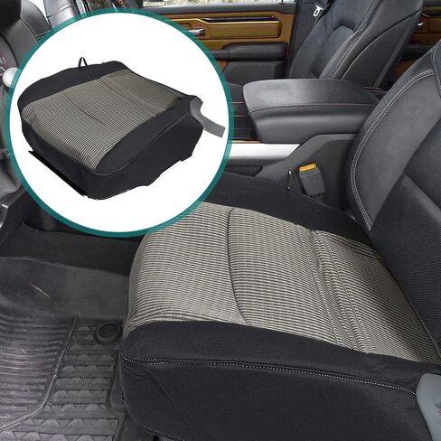 X AUTOHAUX Black Driver Side Bottom Cloth Seat Cover for Dodge for Ram 1500 2500 3500 4500 5500 SLT 2010-2012 Driver Seat Cushion in Saudi Arabia