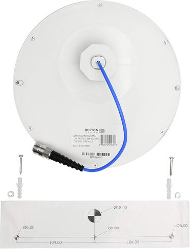 | The Cowboy 50 | 4G Dome Building Indoor Antenna | 50 Ohm | 698-2700 MHz | Low-PIM | N-Female in Saudi Arabia
