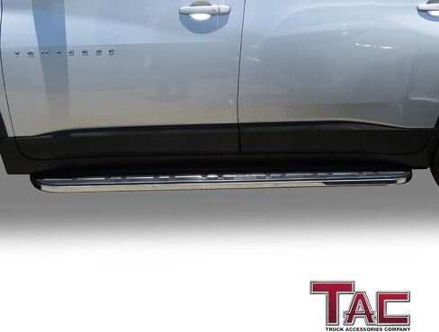 TAC Cobra Running Boards Compatible with 2016-2022 Pilot SUV Side Steps Nerf Bars Step Rails Aluminum Black Off-Road City Exterior Accessories 2 Pieces one Pair in Saudi Arabia