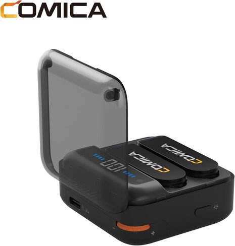 comica Vimo S MI Wireless Lavalier Microphone for iPhone-ipad with Noise Cancelling, Extended 656ft Range, Ideal for Video Recording and Live Streaming in Saudi Arabia