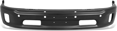 DNA MOTORING Front Bumper Compatible with 14-18 Ram 1500/19-23 Ram 1500 Classic,w/o Parking Sensor Holes,W/Fog Light Cutouts,Black,BUMP-F-RAM13-FB-01-BK in Saudi Arabia
