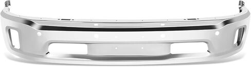 DNA MOTORING Front Bumper Compatible with 14-18 Ram 1500/19-23 Ram 1500 Classic,w/o Parking Sensor Holes,W/Fog Light Cutouts,Black,BUMP-F-RAM13-FB-01-BK in Saudi Arabia