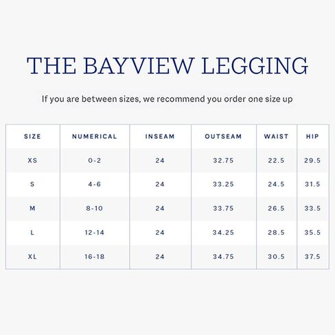 Fair Harbor The Bayview Legging –– Women's Athletic Legging –– Durable Quick Dry Fabric, UPF 50 in Kuwait