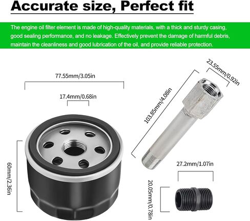 MIU13767 AM131611 AM125424 مجموعة تحويل سهلة التغيير لـ E120 E130 E150 E160 E170 E180 X166R Z335E LA120 L105 MIU13767B في الحديقة وجرار الحديقة مع تركيب محول قابس تصريف فلتر الزيت in Kuwait