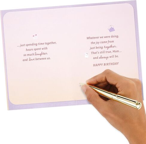 Hallmark Birthday Card for Mom from Daughter (Favorite Memories) in Saudi Arabia