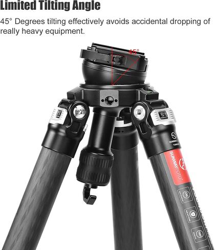 SUNWAYFOTO TA-75LDC 75mm Half Ball Bowl Adapter with Arca Swiss Clamp for Heavy Duty Tripod in Saudi Arabia