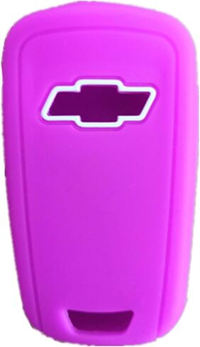 KAWIHEN Silicone Key Fob Cover Compatible with Chevrolet Chevy Cruze Equinox Impala Malibu Sonic Spark Volt Camaro 4 Buttons Key Fob Case Cover OHT01060512 KR55WK50073 in Saudi Arabia