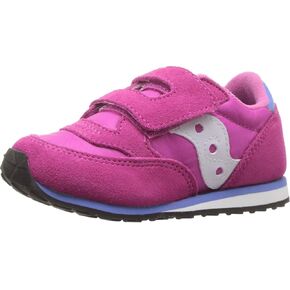 Saucony Originals Jazz Hook & Loop (Toddler/Little Kid) Sneaker, Grey/Silver/Pink, 6.5 US Unisex in Kuwait