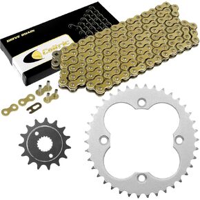 Caltric Drive Chain & Sprockets Kit متوافقة مع Honda TRX400EX Sportrax 400 2x4 1999-2004 in Kuwait