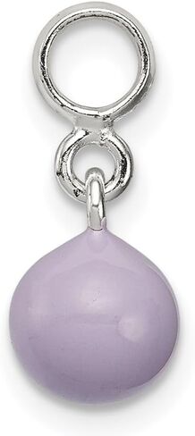 925 Sterling Silver Lilac Lilac Bead Bead Enhancer (L- 17 mm ، W- 8 مم) in Saudi Arabia