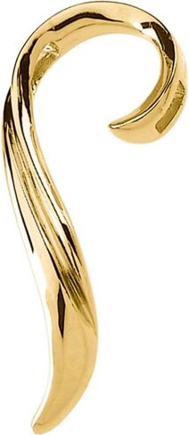Semi-Polished 10k Yellow Gold Pendant Enhancers Fine Jewelry for Women Gifts for Her (38.5x15mm, Mounting Only, Not All Stones Included) in Saudi Arabia