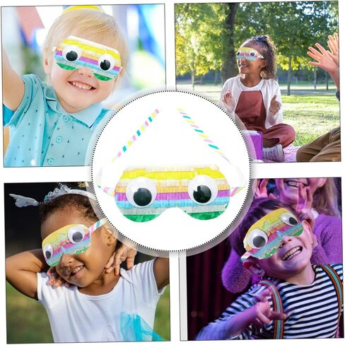 Totority 2pcs Pinata Eye Masks for Boys and Girls Birthday Party Fun Decorative Cosplay Masks Party Props for Celebrations and Gatherings in Saudi Arabia